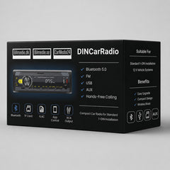 Connect autoradio 1-DIN con Bluetooth 5.0, FM, USB, AUX e vivavoce 