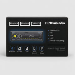 Connect autoradio 1-DIN con Bluetooth 5.0, FM, USB, AUX e vivavoce 