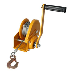 Argano manuale Carpoint 720 kg, cavo da 10 metri 