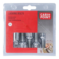 Bulloni antifurto ruota Carpoint M14x1,5x26mm con sede sferica D 