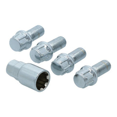 Bulloni antifurto ruota Carpoint M14x1,5x26mm con sede sferica D 