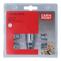 Dadi ruota antifurto Carpoint M12x1,5 sede sferica F 