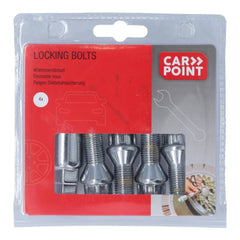 Bulloni antifurto ruote Carpoint M14x1,5x26mm G conici 