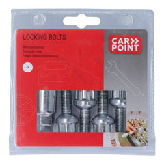 Bulloni antifurto ruota Carpoint M12x1,5x26mm con sede sferica C 
