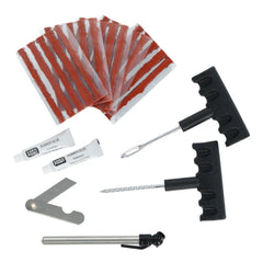 Kit riparazione pneumatici Carpoint – 31 pezzi, impugnatura in plastica 
