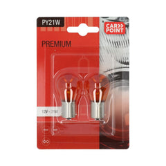 Lampadine auto Carpoint Premium 12V PY21W - 2 pz. 