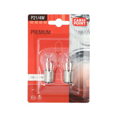 Lampadine auto premium Carpoint P21/4W, 2 pezzi 