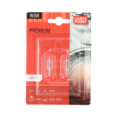 Lampadine auto premium Carpoint 12V W3W 2 pz. 