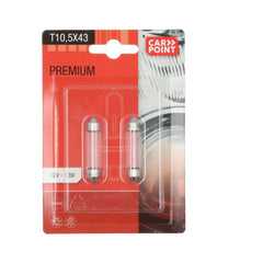 Lampadine Carpoint Premium C10W per auto 12V, 2 pz. 