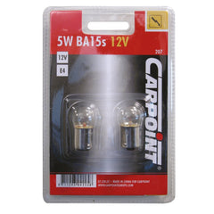 Lampadine di ricambio Carpoint R5W BA15s/207 in confezione blister, 2 pz. 