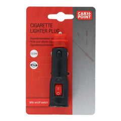 Spina accendisigari Carpoint 12/24V con interruttore on/off 8A 