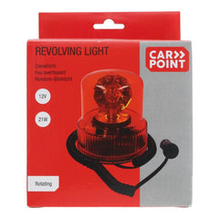 Luce lampeggiante rotante 12V arancione magnetica 