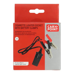 Presa accendisigari Carpoint 12V con morsetti per batteria 10A 