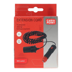 Prolunga Carpoint 12 V, 250 cm, 5 A, con interruttore on/off 