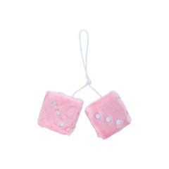 Dadi peluche Carpoint, rosa chiaro 