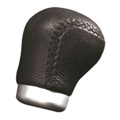 Pomello del cambio Carpoint in pelle nera 