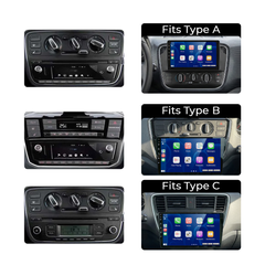 VW Up/Seat Mii/Skoda Citigo 17-23 - Radio 9" con Apple CarPlay e Android Auto