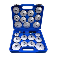 Set di chiavi per filtro olio da 23 pezzi 1/2" 