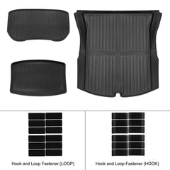 Tappetini bagagliaio Tesla Model 3 2017-2026 – set completo in TPE 
