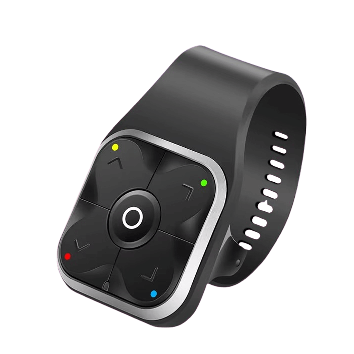 Eftermonteret ratbetjening trådløs (design 2) med Bluetooth-funktioner til bilstyring.