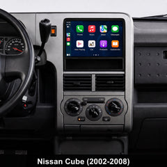 <h2>Nissan Cube 2002-2008 autoradio 10,1\" con Apple CarPlay e Android Auto</h2> 