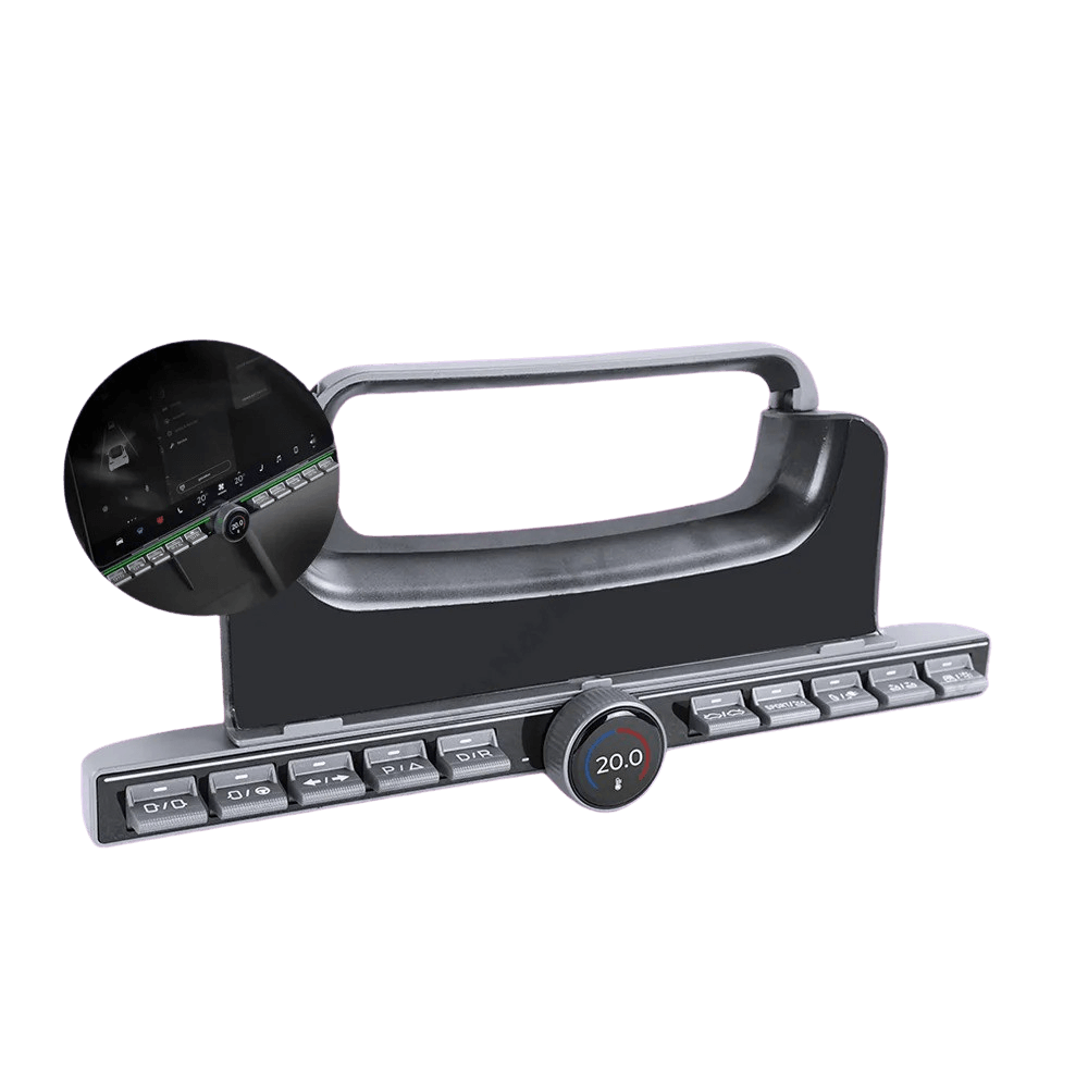 Tesla 3/Y - eftermonterede knapper til org. skærm