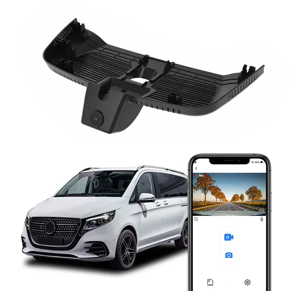 Dashcam 4K nascosta per Mercedes-Benz V-Klasse (Facelift), EQV, Vito ed eVito (2024–2025) 