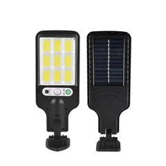 Lampada da parete LED solare da esterno con sensore di movimento e telecomando 