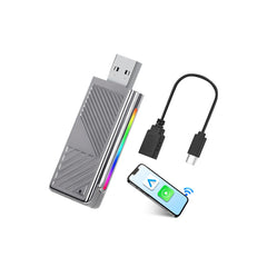 Adattatore wireless CarPlay & Android Auto – dongle USB per CarPlay cablato OEM 