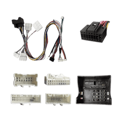 Radiokabel m. Canbus – Til Bilmedie-radioer (Renault/Dacia) connector and wiring harness components.