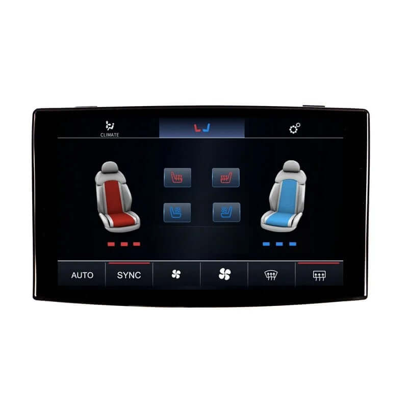 Audi A8 D3 (2005–2010) – pannello clima digitale con display LCD 