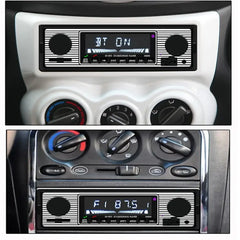 Autoradio 1 DIN con Bluetooth, USB e design retrò – lettore MP3 