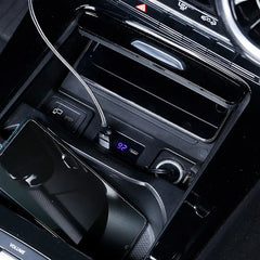 Caricatore wireless per smartphone 15W con luce ambient per Mercedes-Benz A-Klasse/GLA/GLB 