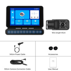 Schermo auto portatile da 3,97" per telecamera di retromarcia 