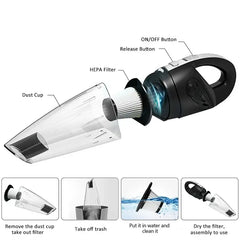 Mini aspirapolvere USB wireless – potente aspirapolvere portatile a mano 
