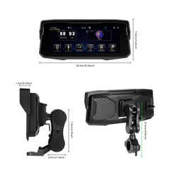 Schermo per moto da 6,86” con CarPlay, Android Auto, AirPlay e TPMS 