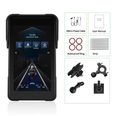 Schermo da 5" per moto con CarPlay e Android Auto 