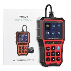 Lettore codici guasto OBD2 YM529 – strumento diagnostico con Bluetooth e schermo a colori 