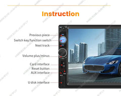 Universale - autoradio 2-DIN da 7" con Apple CarPlay e Android Auto (cavo) – Carmediaeurope.com