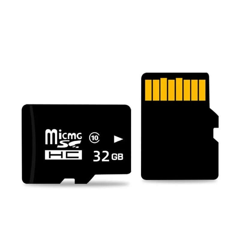 Micro SD kort - 32 GB - billede af et 32 GB Micro SD-kort til lagring af data.