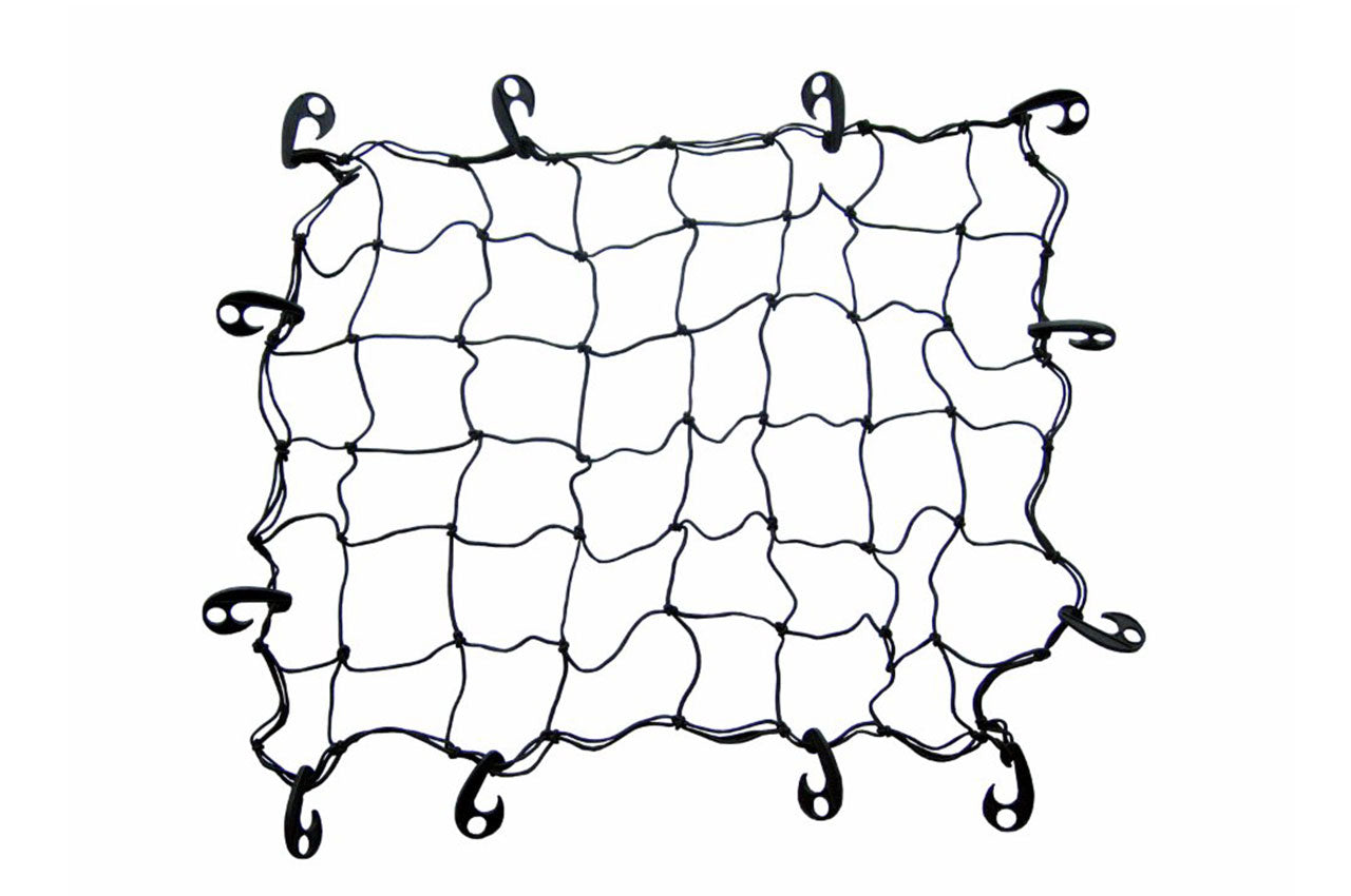 Rete fermabagagli flessibile 120 x 80 cm con ganci di montaggio