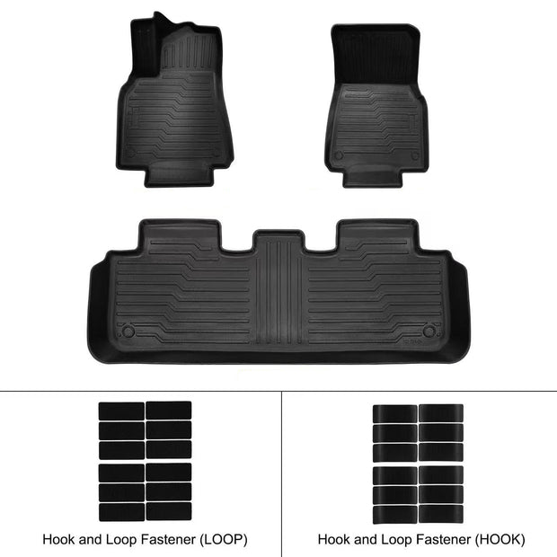 Tappetini in gomma Tesla Model Y 2019-2024 – set completo in TPE 