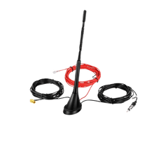 Antenna auto da tetto – 29 cm, cavo da 5 metri, DAB/DAB+/FM/AM con montaggio flessibile e connettore SMB.
