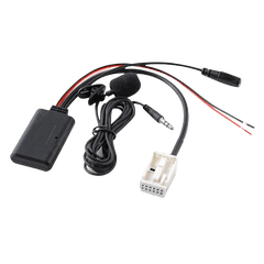 Bluetooth-adapter – BMW 3 Serie (E90/E91/E92/E93) met microfoon en aansluitkabels.