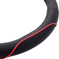 Coprivolante per volante da 36,8-39,4 cm nero/rosso